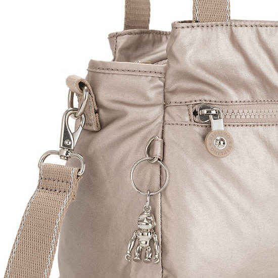 Sacs À Bandoulière Kipling Elysia Metallic Beige | FR 1810IL